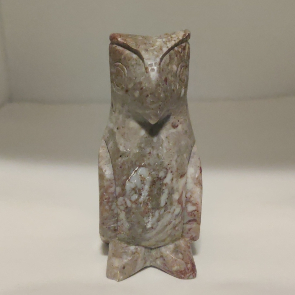 Vintage carved soapstone tribal owl 🦉 - Picture 6 of 7